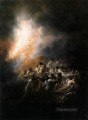 Fuego en la noche Romántico moderno Francisco Goya